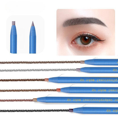 6pcs Eyebrow Pencil, Long Lasting Eyebrow Pencil, Brow Styling Brush, Sweat Proof High Pigmented Brow Shading & Filling Pencil, Makeup Tool Easy to Apply