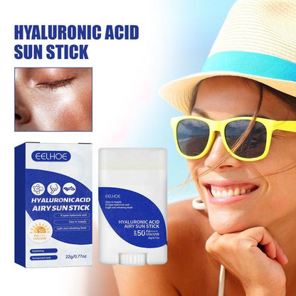 Hyaluronic Acid Sunscreen Stick Moisturizing, lightweight, refreshing, moisturizing, waterproof, SPF50+ UV protection Facial Skincare