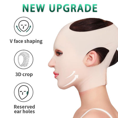 Adjustable Double Chin Reducer,  Full Face Lifting Bandage, Professional Skincare Tool for Men & Women