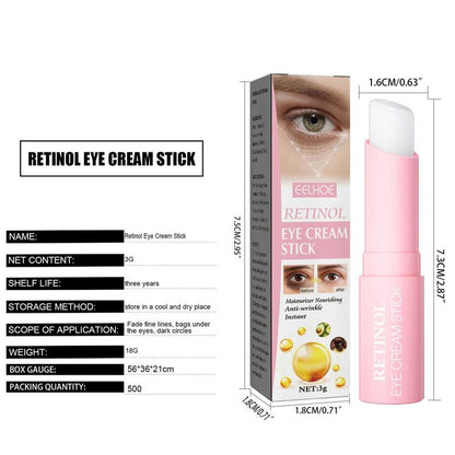 Retinol Eye Cream Stick (1 Piece), Moisturizing Eye Cream, Eye Care Product for Women