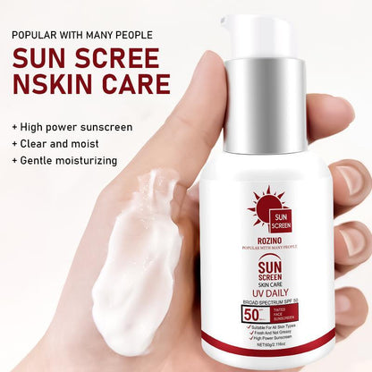 Press Type Sunscreen, Plant Extract Ingredients Gentle Anti-UV, Even Skin Tone, Brightening Skin, Refreshing and Non Greasy, Suitable for All Skin Types