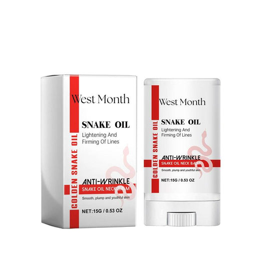 Snake Oil Neck Cream, Moisturizing & Hydrating Neck Care Stick for Tightening Skin, Nourishing Neck Skin Care Product for Women