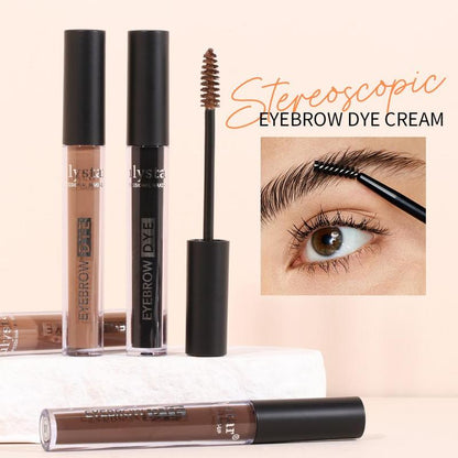 Eyebrow Gel with Double Head Brush, 1 Count Eyebrow Pomade Cream, Waterproof Long Lasting Eyebrow Styling Cream, Smudge Proof Eye Brow Coloring Styling Cream, Eyebrow Makeup Products