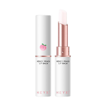 Hydrating Peach Lip Balm, Moisturizing Long-lasting Lip Stick, Temperature Color Changing Lip Balm, Lip Care Moisture Product for Women