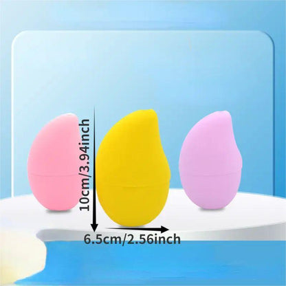 Mango Shaped Ice Roller, Silicone Ice Ball, Ice Compress Ball for Face, Body, Neck, Chin, Arms, Legs, Skin Care Tool for Women & Men