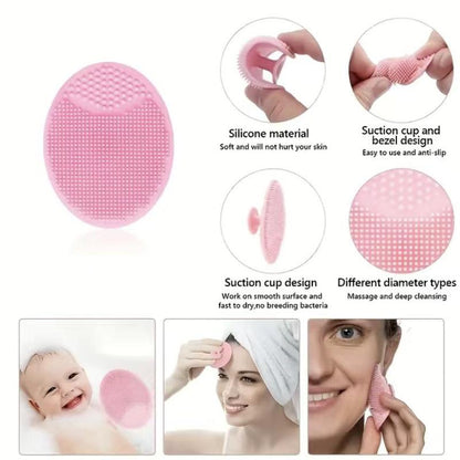 Ice Roller & Silicone Face Mask Brush & Facial Cleansing Tool, Comfort Facial Beauty & Personal Skincare Tools for Women & Girls