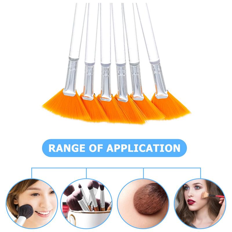 Acne Scrubber Brush, 6pcs/set Face Mask Brush, Face Scrubber Brushes, Facial Pore Cleaning Brush, Professional Skincare Tools for Women