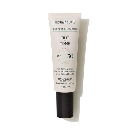 MDSolarSciences Tint + Tone SPF 50 Facial Moisturizer Skincare Sunscreen Tinted Daily