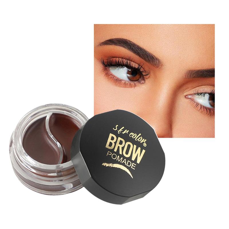 2 Color Eyebrow Cream, Natural Eyebrow Pomade, Smudge Proof Eye Brow Cream, Long Lasting Eye Brow Styling Product