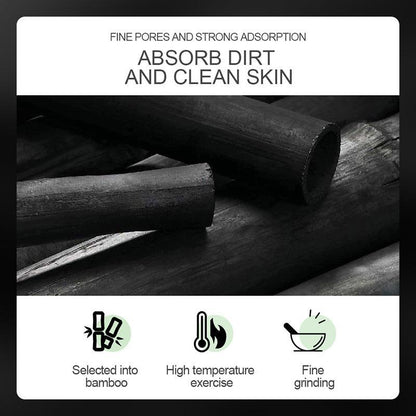 Bamboo Charcoal Black Head Remover Cream Blackheads Mask, 1 Count Nose Pores Purifying Peel Off Mask, Blackheads Removing Cream Peel Off Mask