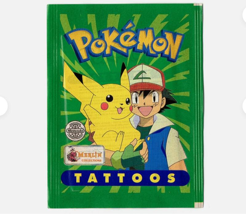 Vintage Pokemon Merlin Tattoo Pack