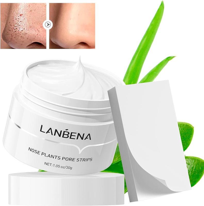 LANBENA Blackhead Remover Peel Off Mask for Face and Nose - 1.05oz Face Black Head Remover Strips All Skin Types