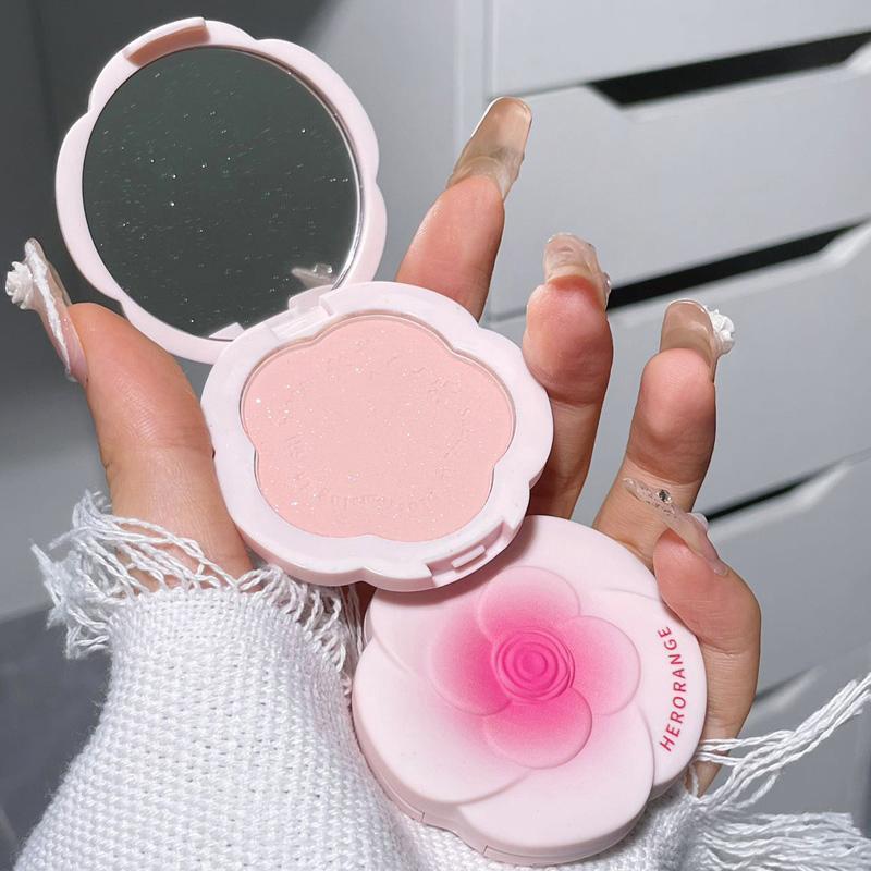 Long Lasting Blush, 1 Count Natural Look Blush for Daily Makeup, Lightweight Blush, Soft Color Shadow, Suitable for All Skins