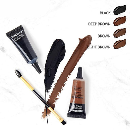 2pcs  Multi-head Water Eyebrow Pencil, Long-lasting and Waterproof, Simulates Natural and Vivid Eyebrows, Clear Texture, Non-fading Eyebrow Contour Pen