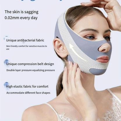 V-shaped Face Skin Care Belt, Breathable Facial Mask for Improving Skin Elasticity, Facial Skin Care Tool for Women