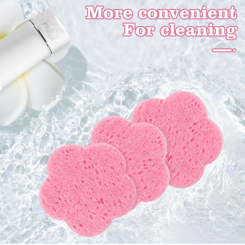 Flower Shaped Facial Sponge (20pcs/set), Facial Cleaning Sponge, Facial Skin Care Tool, Household Beauty & Facial Care Tool