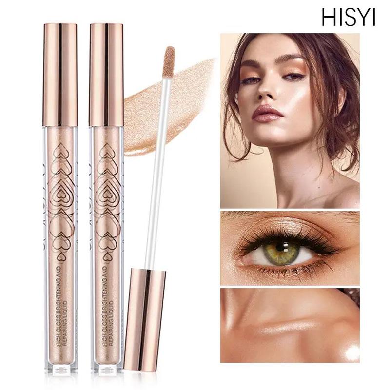 Long Lasting Liquid Highlighter Stick, Shimmering Highlighter For Face & Body, Facial Makeup Product For Women & Girls, Bronzing Drops Skincare Cosmetic