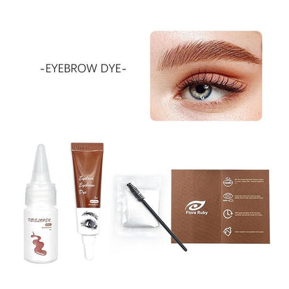 Eyebrow Dye Kit, Waterproof Quick Drying Eyebrow Coloring Kit, Eyebrow Makeup Tool for Women