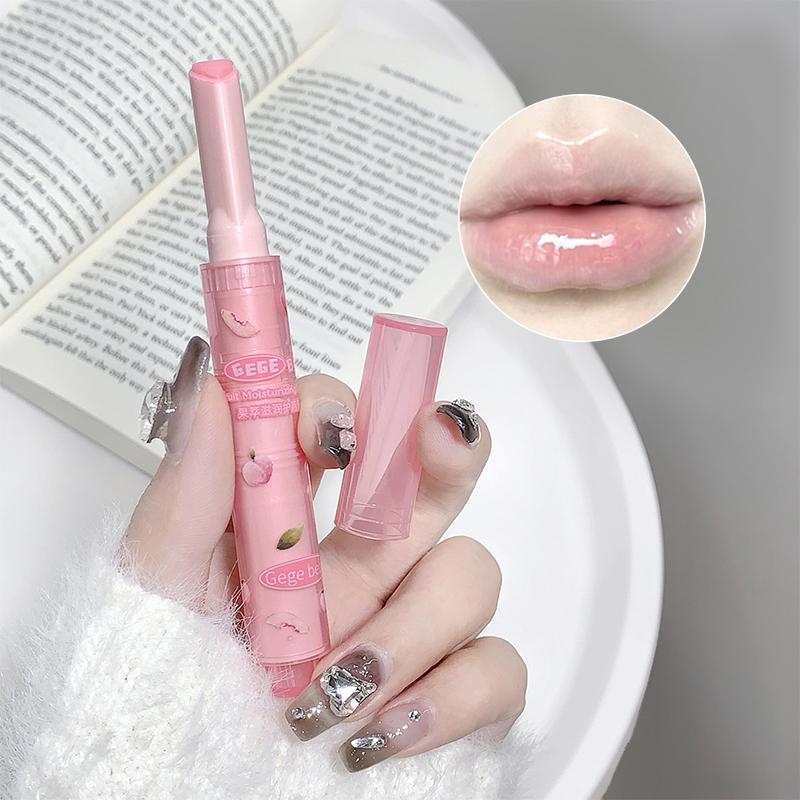 Moisturizing Lip Gloss, 1 Count Long Lasting Lip Gloss Stick, Glossy Lip Glaze Stick for Girls and Women