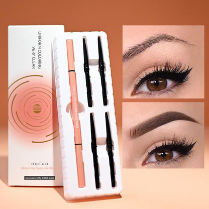 5 in 1 Eyebrow Pencil, 1 Box Waterproof Long Lasting Eyebrow Makeup Set for Filling, Daily Cosmetic Set for Women & Men