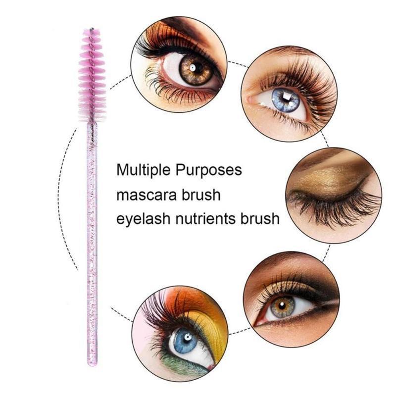 Disposable Eyelash Makeup Brush, Portable Travel Lashes Extension Spoolie for Mascara, Eyebrow Brush, Make Up Brushes, Summer Makeup