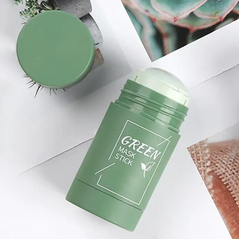 Moisturizing Deep Cleansing Mask Stick, 2pcs Green Tea Extract Oil Control Cleansing Mask, Skincare Products for Women & Men