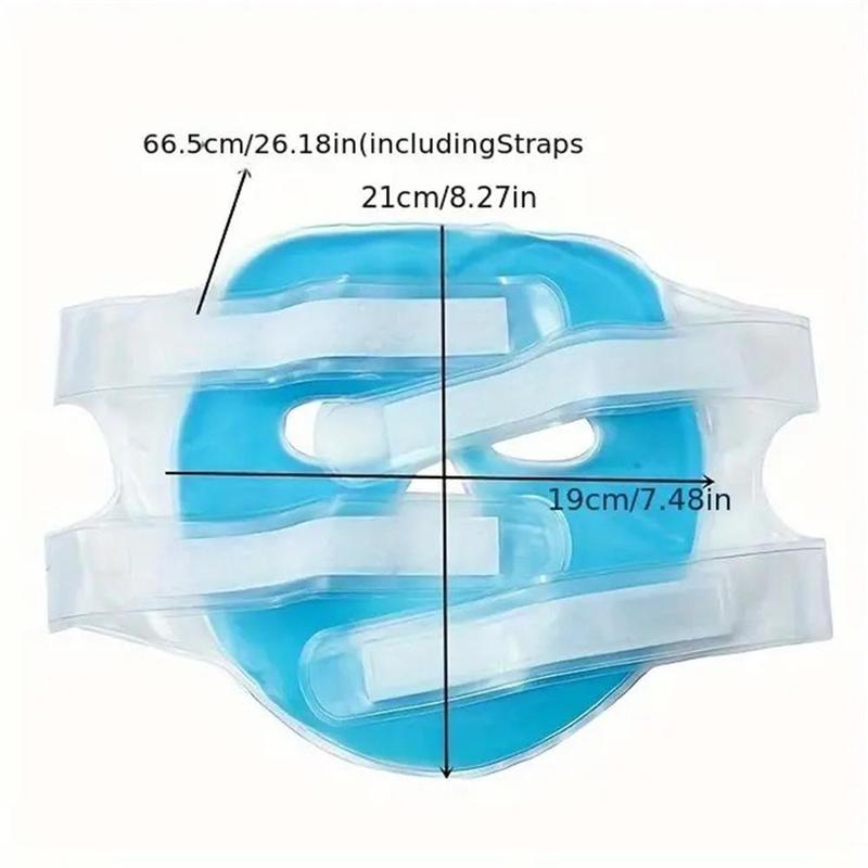 Hot & Cold Ice Pack Mask, Reusable Soft Ice Compress, Facial Spa Relief Skin Care Tool