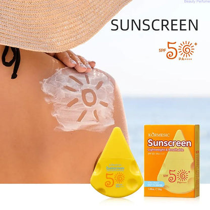 KORMESlC Skincare Tinted Face Sunscreen, Anti-Sunburn Moisturizing, SPF 50+++30g Sunscreen Tinted Moisturizer, sunscreen to prevent sunburn and tanning Summer Protection Ultimate Skincare, Effective Anti-Aging Sun Care Solution Facial Skin Repair Comfort