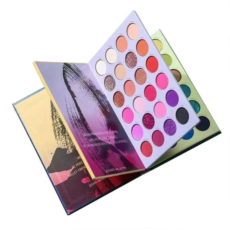 72 Colors Matte & Glitter Eye Shadow Palette, 1 Count Glittering Eye Makeup Powder for Summer, High Pigmented Shimmering Blendable Eye Makeup Products