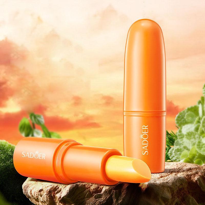 1 Piece Carrot Moisturizing Lip Balm, Lip Care Lipstick, Hydrating Lip Moisturizer, Lip Repair Treatment Products