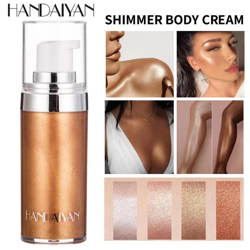 Handaiyan Highlighter Brightening Liquid Body Face Brightening Liquid 20Ml Liquid Highlighter Foundation Eyes Face Body Brighten Makeup High Gloss Shimmer Lotion Body Cream