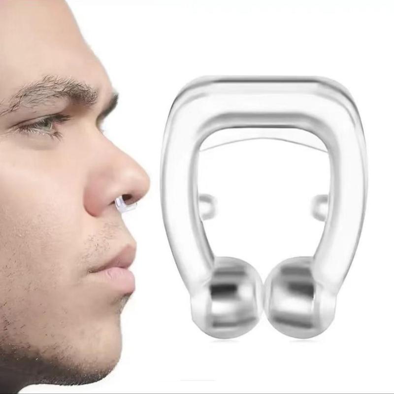 Anti Snoring Nose Clip Set, Silicone Anti Snoring Nose Clips, Snoring Solution for Men & Women, Easy to Use, Comfortable Nasal to Relieve Snore