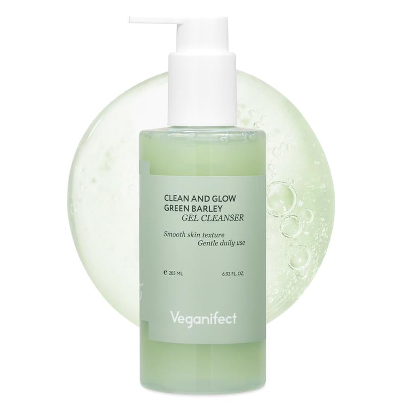 Veganifect - Clean and Glow Green Barley Gel Cleanser 205ml