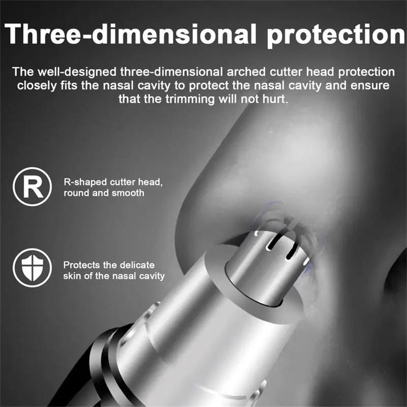 1 Piece USB Rechargeable Nose Hair Trimmer, Portable Electric Shaver, Easy-to-use Nasal Treatment Instrument