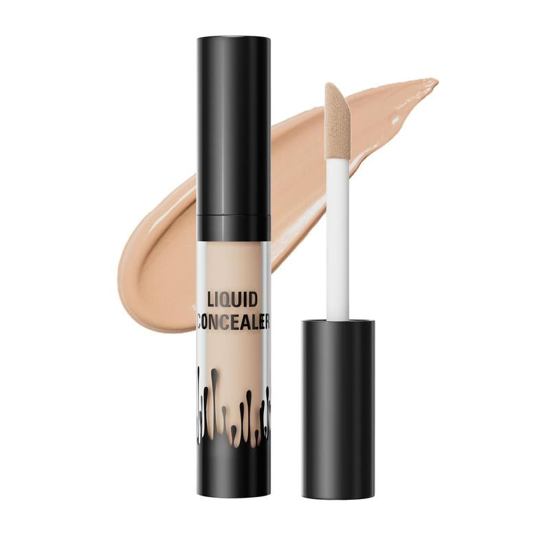 Long-lasting Liquid Concealer, Waterproof Concealer, Lightweight Full Coverage Flawless Makeup Cream, Makeup Product for Women & Girls