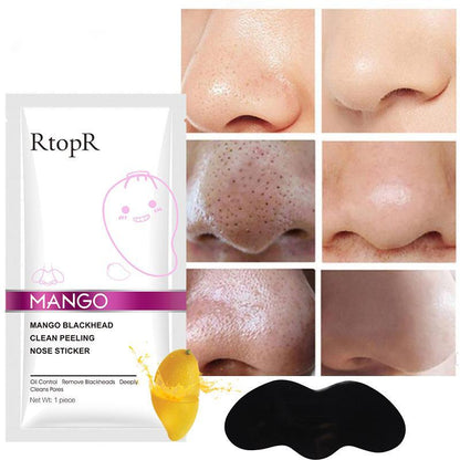 Blackhead Clean Peeling Nose Sticker, 1 Count Nose Mask Blackhead Pore Strips Blackhead Remover for Nose Face Chin and Forehead, Nasal Spot Facial Dot Cleaning Nose Mask