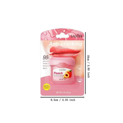 Peach Lip Mask, 2pcs/set Moisturizing & Nourishing Lip Mask, Lip Care Mask, Lip Care Products