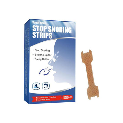 Stop Snoring Strips, 100pcs Physical Expansion Nose Strips, Nose Strips for Sleeping, Sleeping Aid, Snoring Relief Strips, Nasal Treatment Supplies