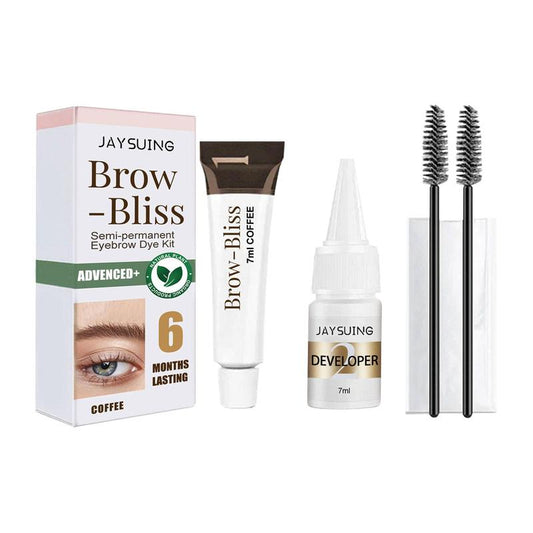 Eyebrow Tinted Cream Kit, 1 Set Eyebrow Dye Kit With Eyebrow Brush & Gloves, Waterproof Long Lasting Eyebrow Tinted Cream, Eyebrow Makeup Kit, Eyebrow Products