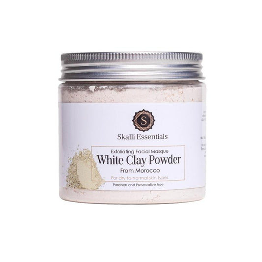 Moroccan White Clay Powder | Skin Treatment Mask for Normal to Dry Skin | Spa Gift