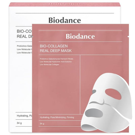 [BIODANCE] Bio-Collagen Real Deep Mask 4ea, All in One Care, Hydrating, Pore Minimizing, Firming Gel Type Mask Pack, Korean Skincare