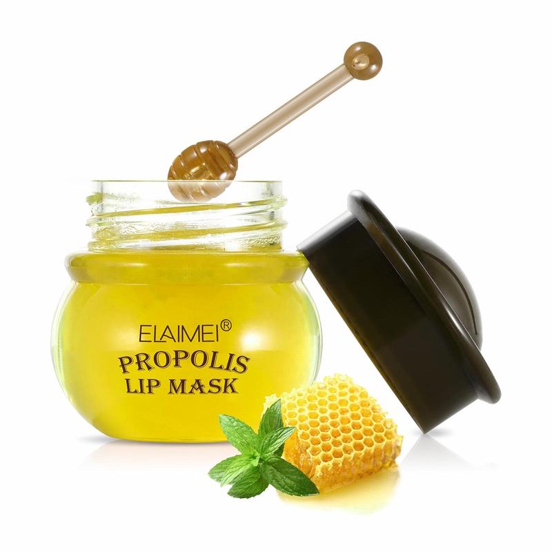 Honey Jar Moisturizing Lip Mask, 1 Box Hydrating Sleeping?Lip Mask, Lip Care Mask, Lip Care Products