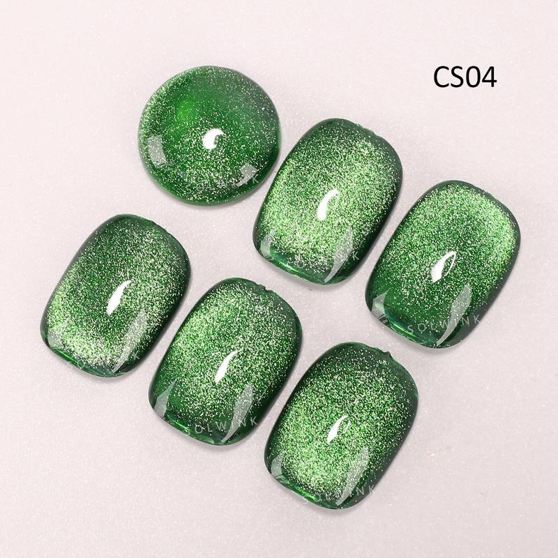 6pcs/lot Color Symphony Cat Eye Gel Nail Polish Set Magnet Polish