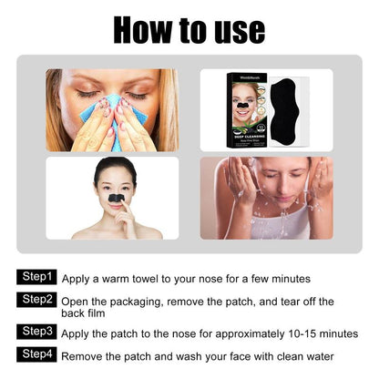 Deep Cleansing Nose Mask, Nose Blackhead Strips, Facial Pore Cleaner,?Comfort?Skincare Product for Women & Men