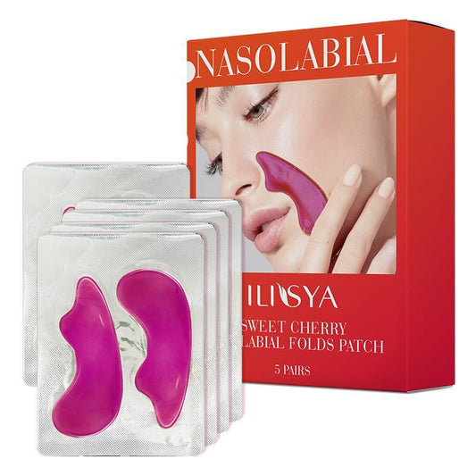 Cherry Nasolabial Folds Patch, Moisturizing Facial Folds Patch, Facial Skin Care Product for Women & Men