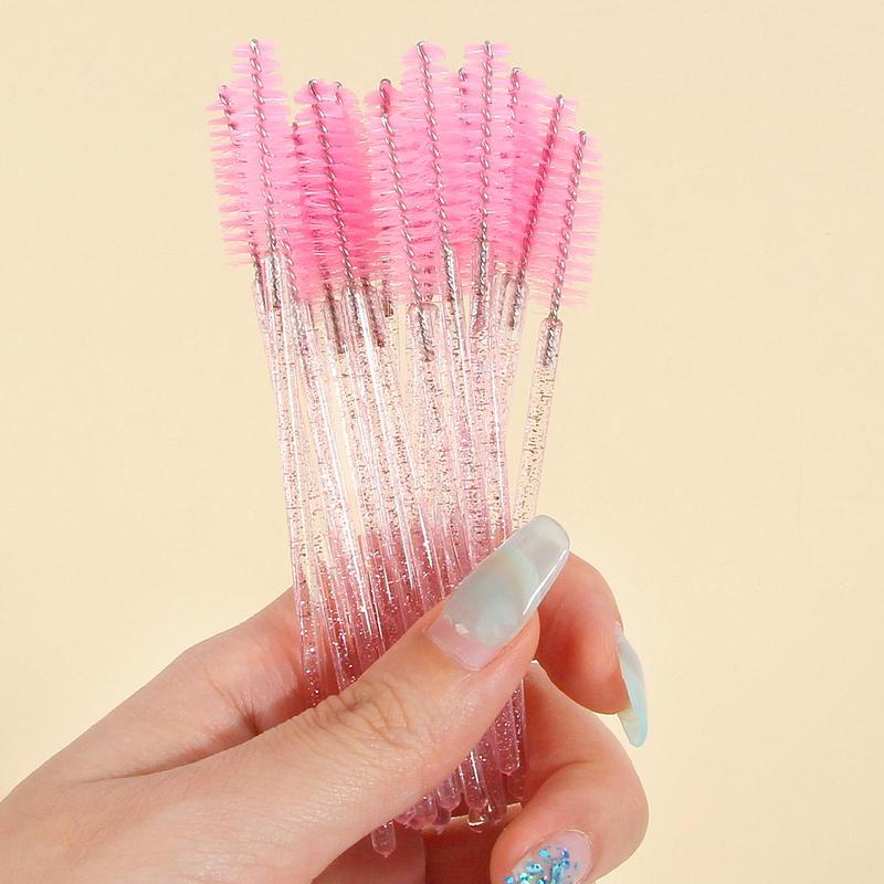 Travel Disposable Eyelash Brushes, 20pcs Portable Eyelash Spoolie Brushes, Makeup Tools for Women Girls Outdoor Travel, Mascara Sticks Lash Brushes