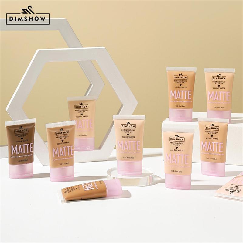 Long-lasting Matte Foundation, Moisturizing Dark Covering, Concealing Foundation Cream, Full Coverage Flawless Makeup Cream