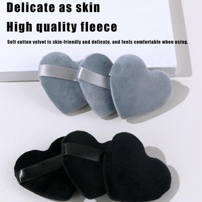 Heart Shaped Mini Makeup Puffs, 6pcs Soft Makeup Sponge Puffs, Professional Makeup Tools For Face