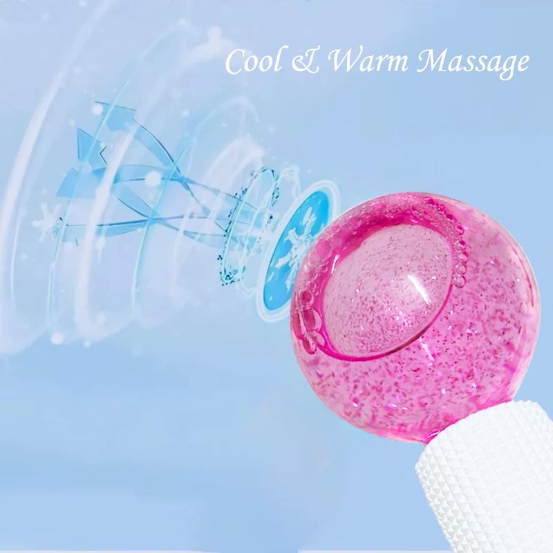 Bubble Ball Design Ice Roller for Face and Eyes, Cooling Skin Massager for Neck and Eyes, Comfort Handheld Facial Massager, Lightweight Ice Facial Ball