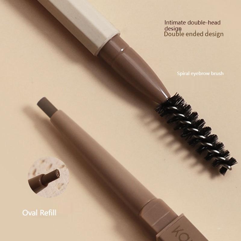 Double-ended Eyebrow Pencil, Waterproof Long Lasting Eyebrow Pencil With Eyebrow Brush, Eyebrow Makeup Product